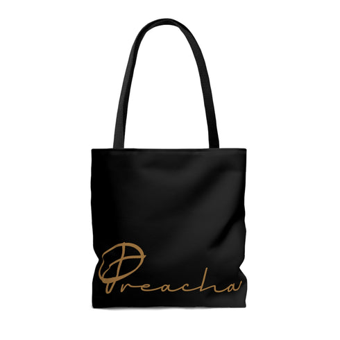 Preacha Black Zest Tote Bag