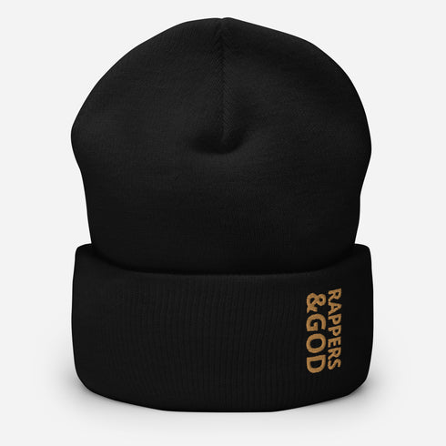 Rappers &God Zest Cuffed Beanie