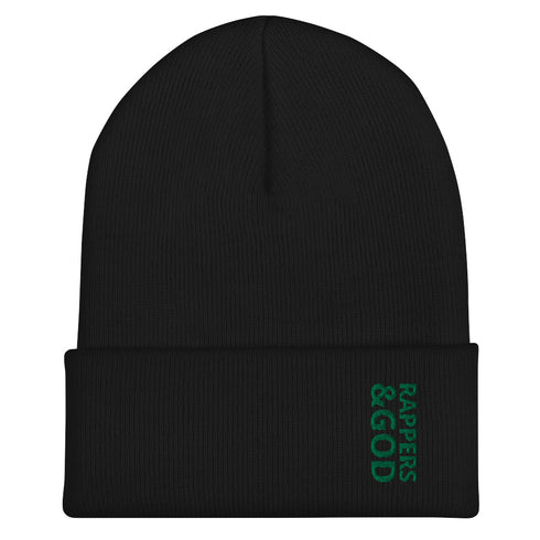 Rappers &God Irish Cuffed Beanie