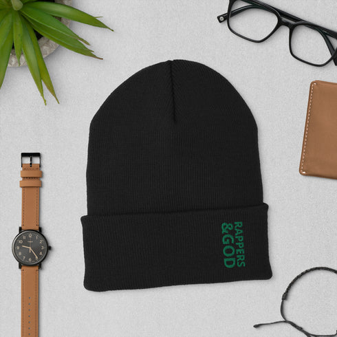 Rappers &God Irish Cuffed Beanie