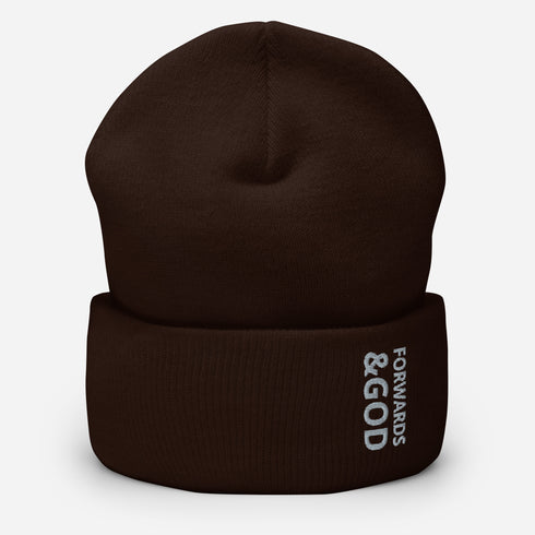 Forwards &God Smoke Cuffed Beanie