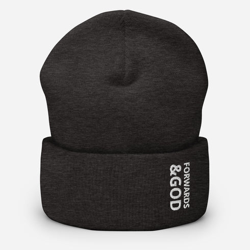 Forwards &God Cuffed Beanie