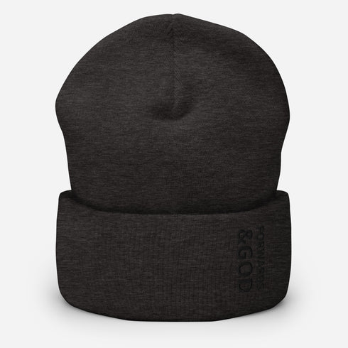 Forwards &God Onyx Cuffed Beanie