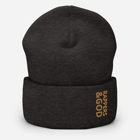 Rappers &God Zest Cuffed Beanie