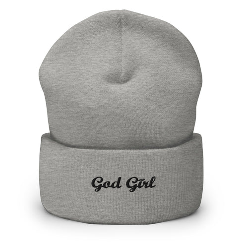 God Girl Onyx Cuffed Beanie