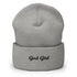 God Girl Onyx Cuffed Beanie