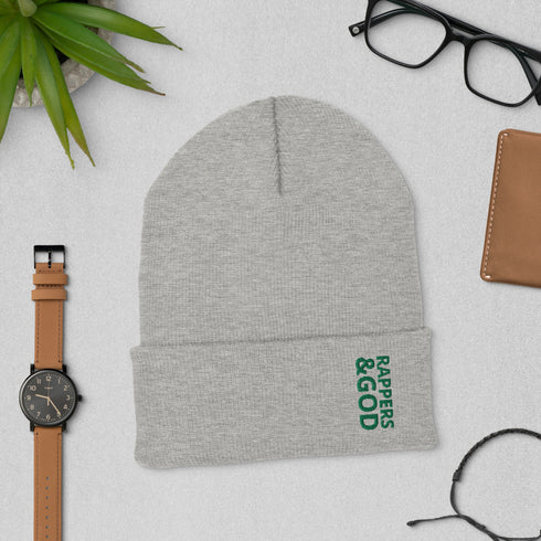 Rappers &God Irish Cuffed Beanie