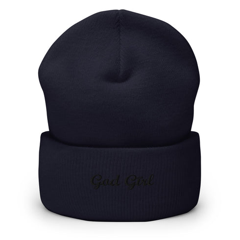 God Girl Onyx Cuffed Beanie