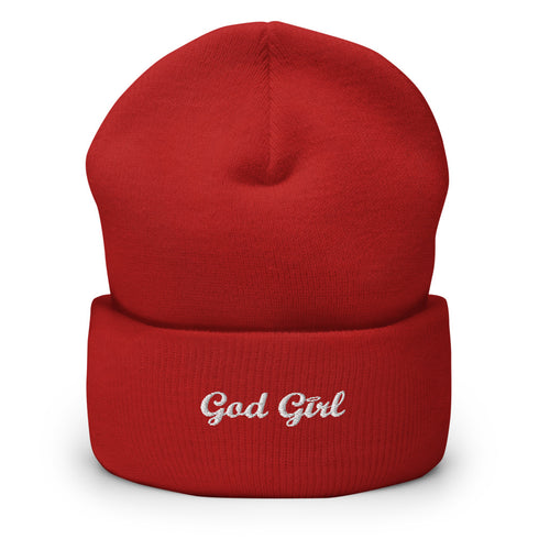 God Girl Salt Cuffed Beanie