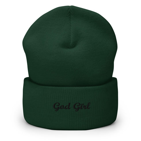 God Girl Onyx Cuffed Beanie