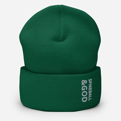 Spikeball &God Smoke Cuffed Beanie