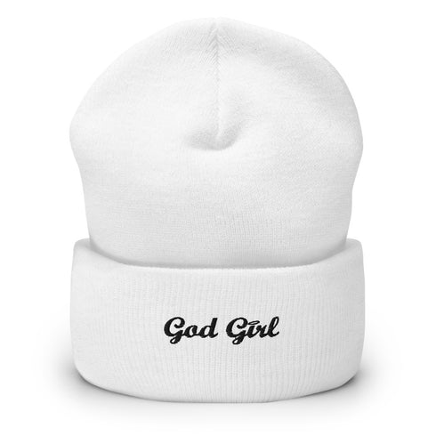 God Girl Onyx Cuffed Beanie