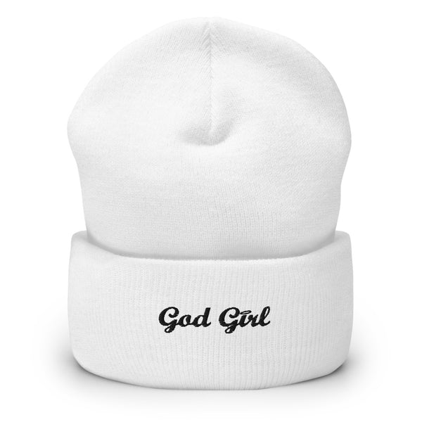 God Girl Onyx Cuffed Beanie
