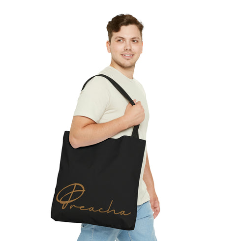 Preacha Black Zest Tote Bag