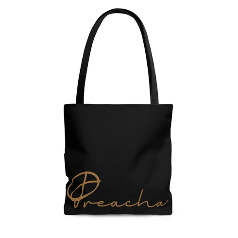 Preacha Black Zest Tote Bag