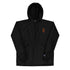 Football &God Vertical Orange Embroidered Champion Packable Jacket