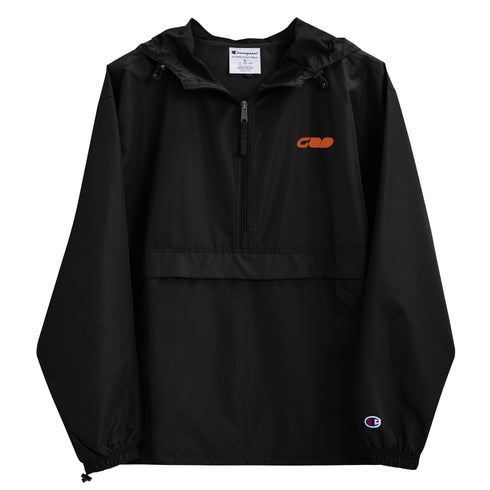 G-Rated Orange Embroidered Champion Packable Jacket