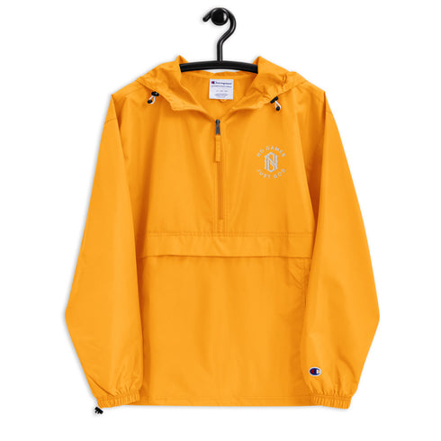 No Games Embroidered Champion Packable Jacket