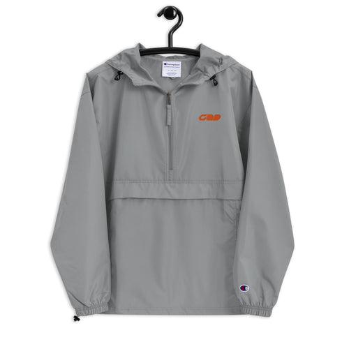 G-Rated Orange Embroidered Champion Packable Jacket