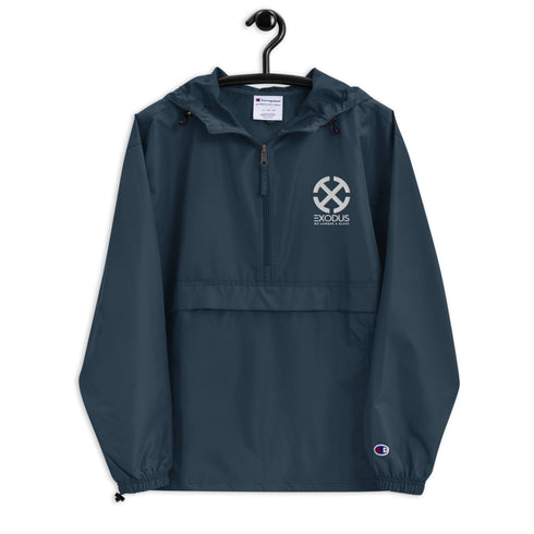 Exodus No Slave Embroidered Champion Packable Jacket