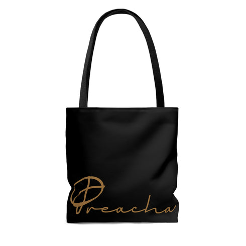 Preacha Black Zest Tote Bag