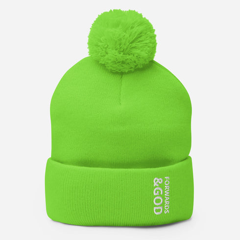 Forwards &God Pom-Pom Beanie