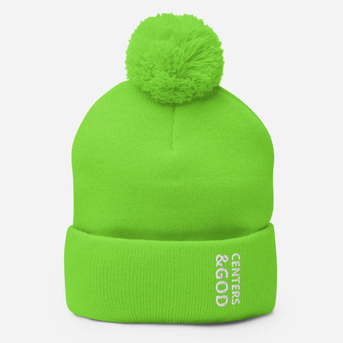 Centers &God Pom-Pom Beanie
