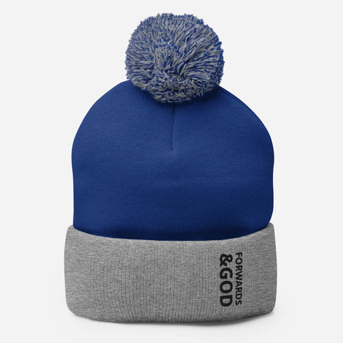 Forwards &God Onyx Pom-Pom Beanie