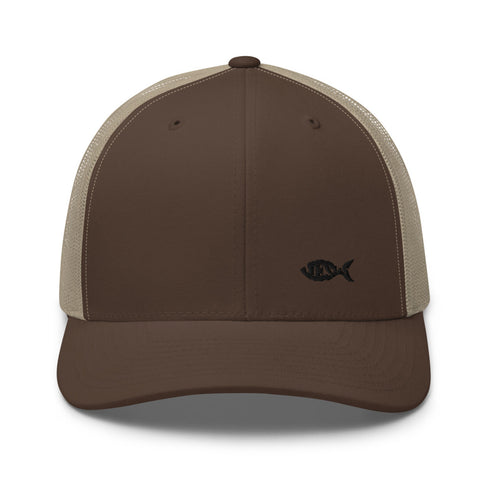 Jfish Retro Onyx Trucker Hat