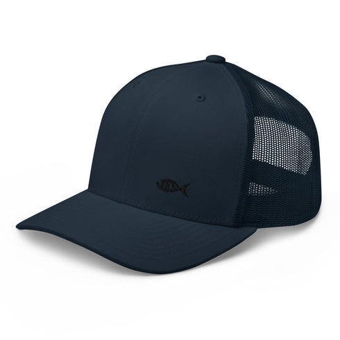 Jfish Retro Onyx Trucker Hat