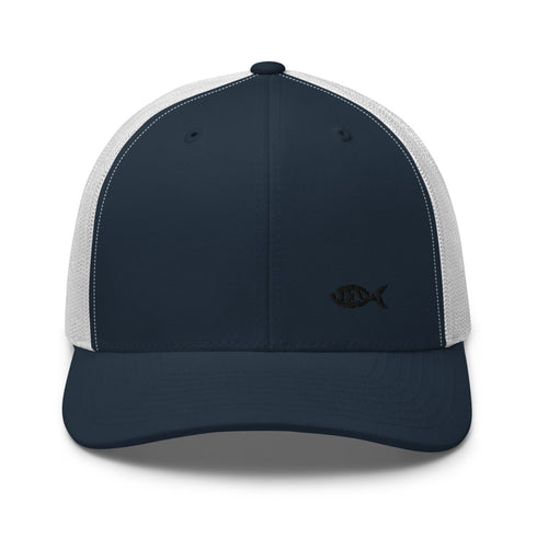Jfish Retro Onyx Trucker Hat