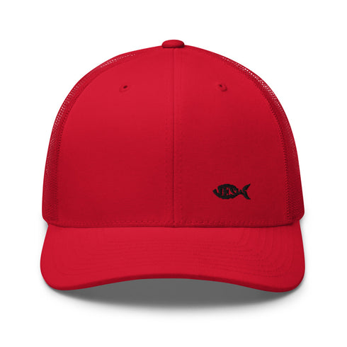 Jfish Retro Onyx Trucker Hat