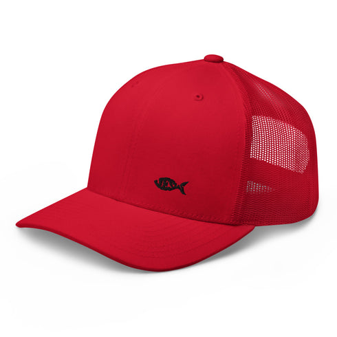 Jfish Retro Onyx Trucker Hat
