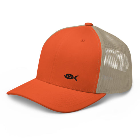 Jfish Retro Onyx Trucker Hat