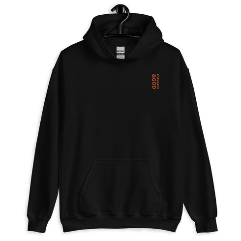 Forwards &God Vertical Orange Hoodie