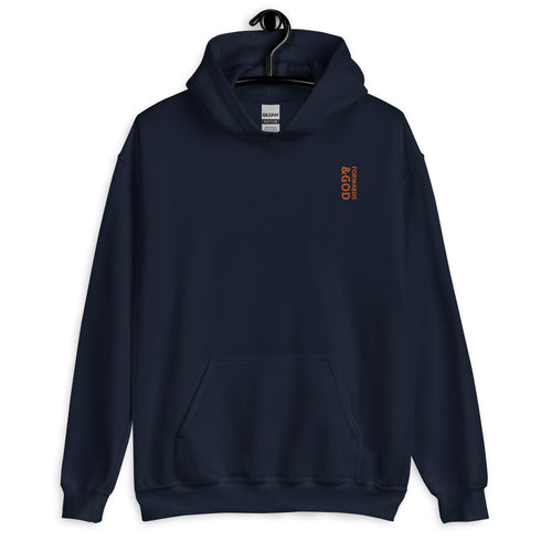 Forwards &God Vertical Orange Hoodie