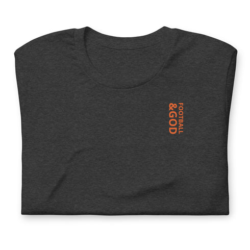 Football &God Orange T-Shirt