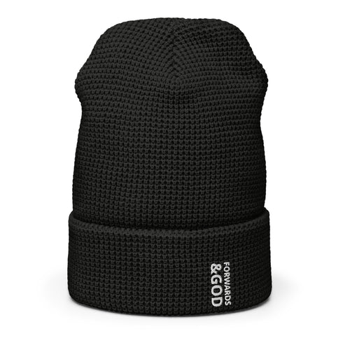 Forwards &God Vertical Waffle Beanie