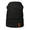 Centers &God Vertical Orange Waffle Beanie