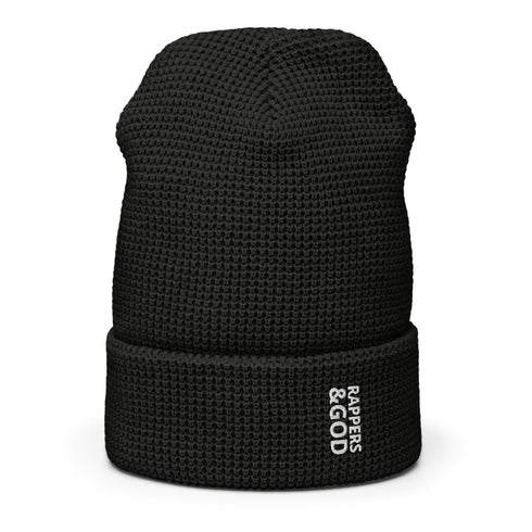 Rappers &God Vertical Waffle Beanie