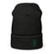 Football &God Vertical Evergreen Waffle Beanie