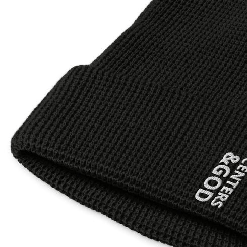 Centers &God Vertical Waffle Beanie