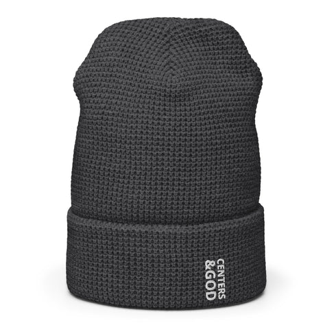 Centers &God Vertical Waffle Beanie