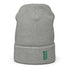 Football &God Vertical Evergreen Waffle Beanie