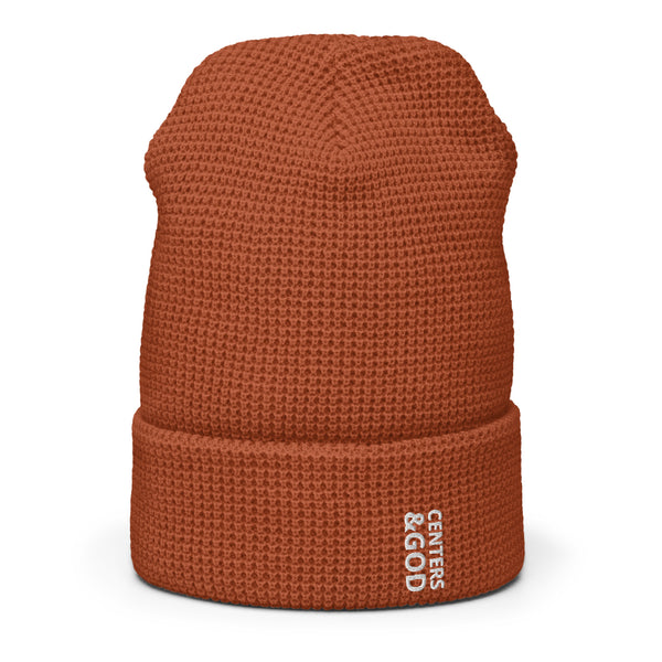 Centers &God Vertical Waffle Beanie
