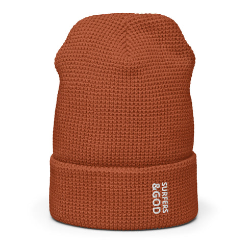 Surfers &God Vertical Waffle Beanie