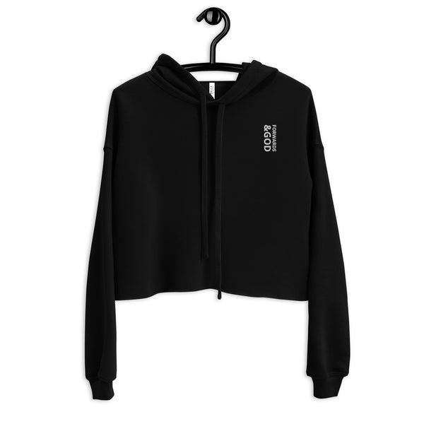 Forwards &God Vertical Crop Hoodie